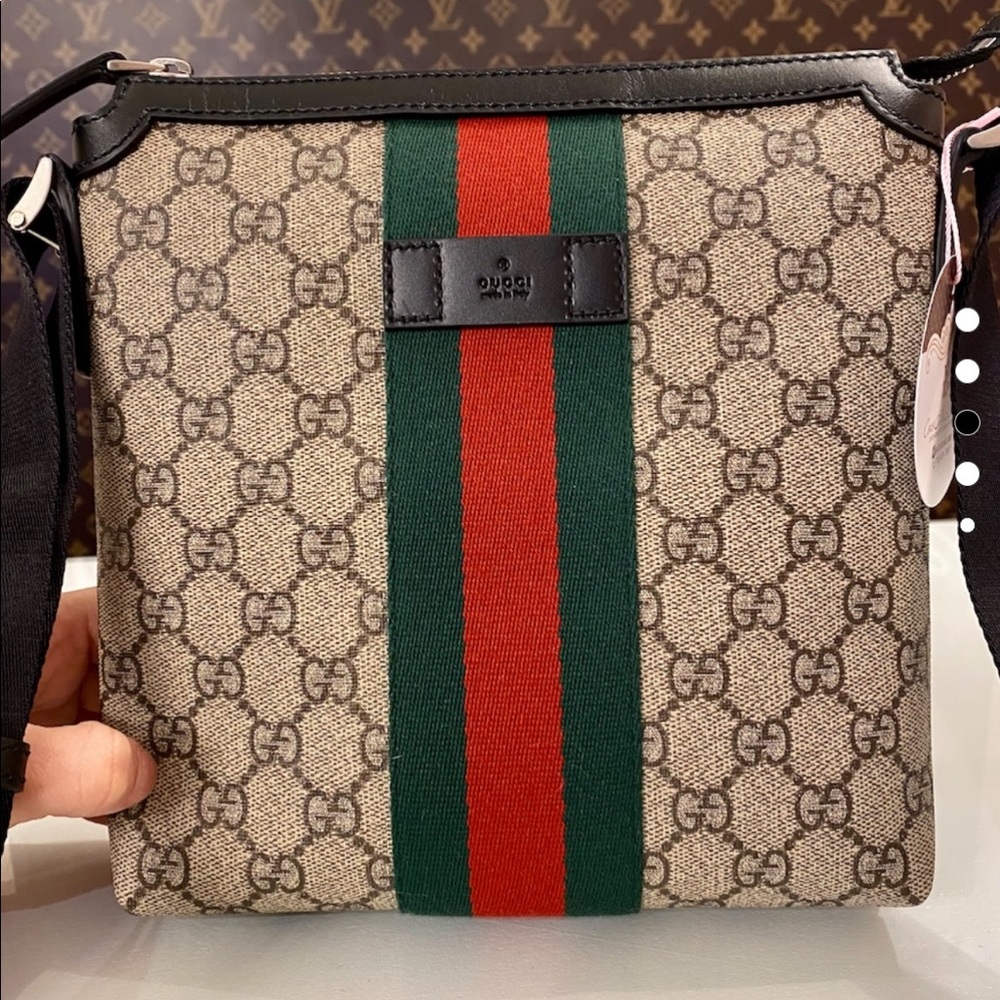 Authentic Gucci GG Supreme Canvas Crossbody✨